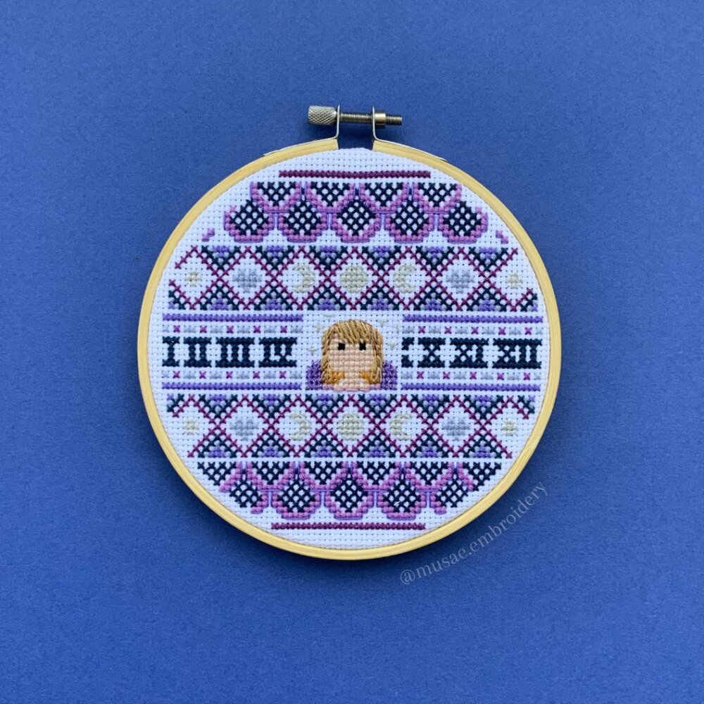 Embroidered Taylor Swift 'Midnights' Album Inspired Loop